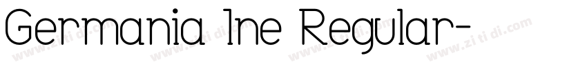 Germania 0ne Regular字体转换